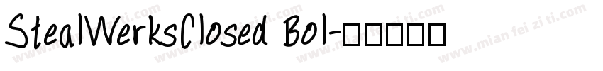 StealWerksClosed Bol字体转换